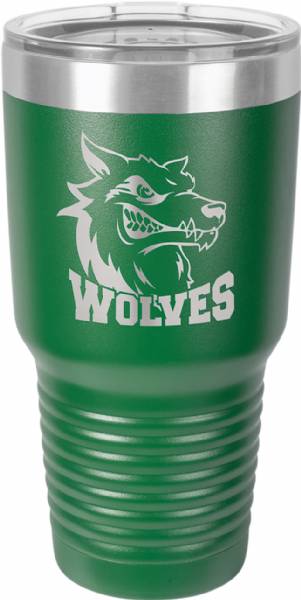 Green 30oz Polar Camel Vacuum Insulated Tumbler with Clear Lid #2