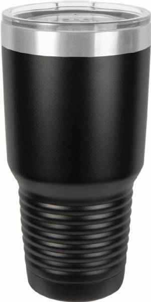 Black 30oz Polar Camel Vacuum Insulated Tumbler with Clear Lid
