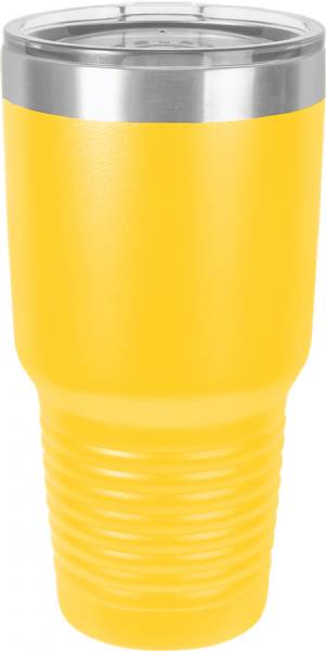 Yellow 30oz Polar Camel Vacuum Insulated Tumbler with Clear Lid