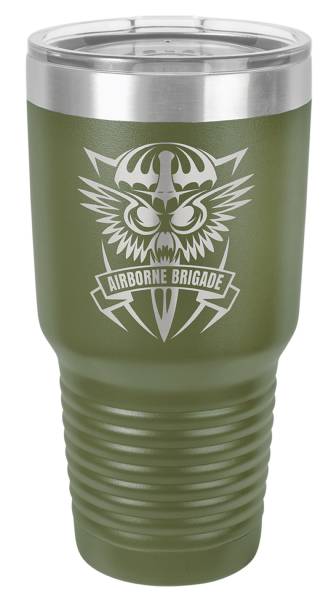 Olive Green 30oz Polar Camel Vacuum Insulated Tumbler with Clear Lid #2