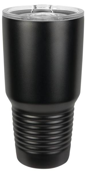 Black 30oz Polar Camel Vacuum Insulated Tumbler no Silver Ring with Slider Lid