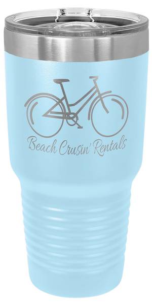 Light Blue 30oz Polar Camel Vacuum Insulated Tumbler with Slider Lid #2