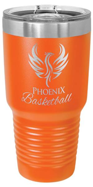 Orange 30oz Polar Camel Vacuum Insulated Tumbler with Slider Lid #2
