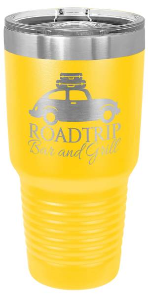Yellow 30oz Polar Camel Vacuum Insulated Tumbler with Slider Lid #2