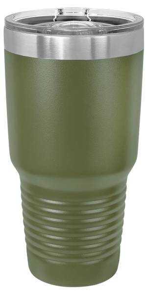 Olive Green 30oz Polar Camel Vacuum Insulated Tumbler with Slider Lid