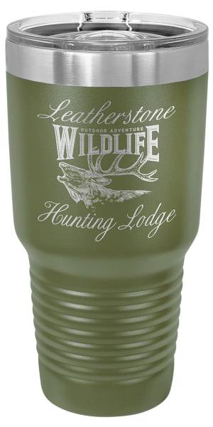 Olive Green 30oz Polar Camel Vacuum Insulated Tumbler with Slider Lid #2