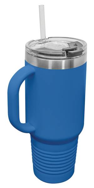 Royal Blue 40oz Polar Camel Vacuum Insulated Travel Mug with Straw
