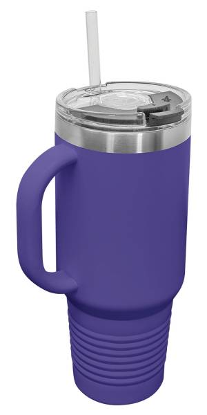 Purple 40oz Polar Camel Vacuum Insulated Travel Mug with Straw