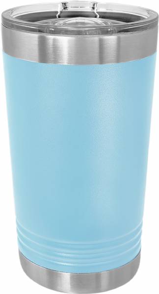 Light Blue 16oz Polar Camel Vacuum Insulated Pint with Slider Lid