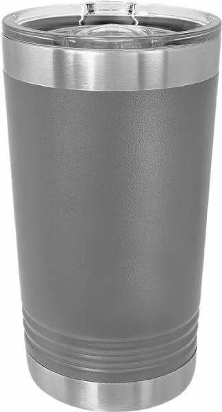 Dark Gray 16oz Polar Camel Vacuum Insulated Pint with Slider Lid