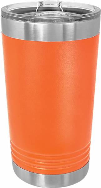 Orange 16oz Polar Camel Vacuum Insulated Pint with Slider Lid