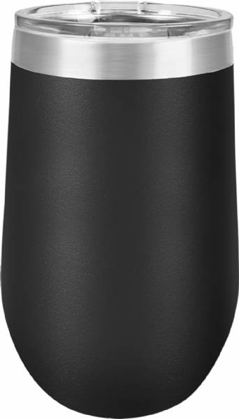 Black 16oz Stemless Polar Camel Vacuum Insulated Tumbler