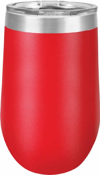 Red 16oz Stemless Polar Camel Vacuum Insulated Tumbler