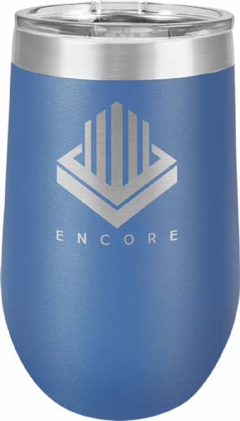 Laser Engravable Royal Blue 16oz Stemless Polar Camel Vacuum Insulated Tumbler #2