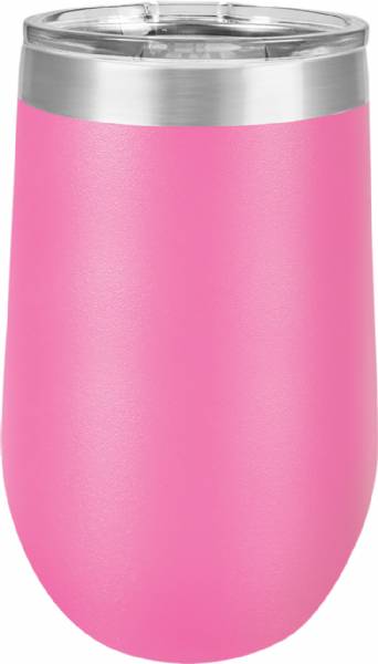 Pink 16oz Stemless Polar Camel Vacuum Insulated Tumbler