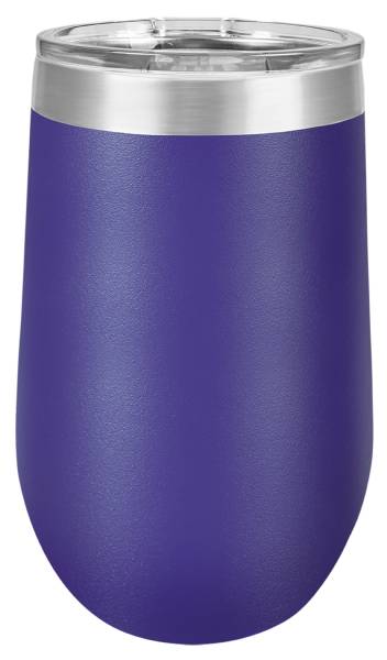 Purple 16oz Stemless Polar Camel Vacuum Insulated Tumbler