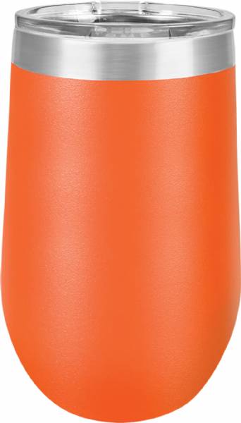 Orange 16oz Stemless Polar Camel Vacuum Insulated Tumbler