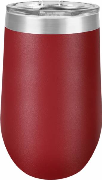 Maroon 16oz Stemless Polar Camel Vacuum Insulated Tumbler