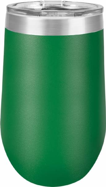 Green 16oz Stemless Polar Camel Vacuum Insulated Tumbler