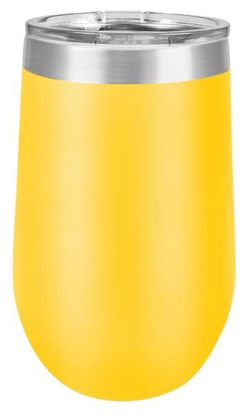 Yellow 16oz Stemless Polar Camel Vacuum Insulated Tumbler