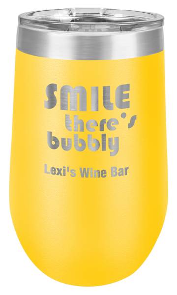 Yellow 16oz Stemless Polar Camel Vacuum Insulated Tumbler #2