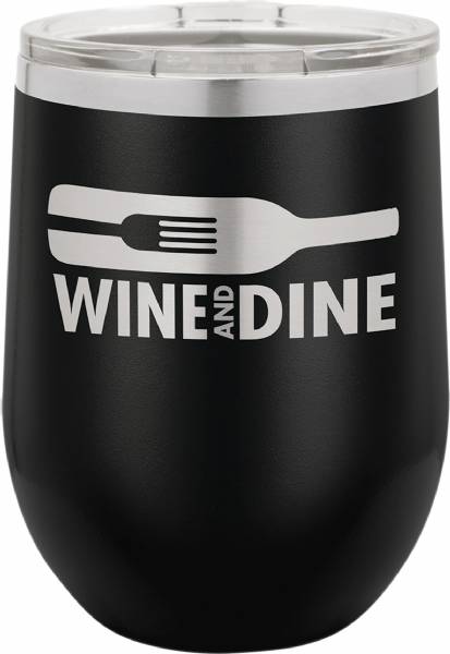 Black 12oz Polar Camel Vacuum Insulated Wine Tumbler #2