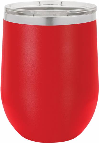 Red 12oz Polar Camel Vacuum Insulated Wine Tumbler