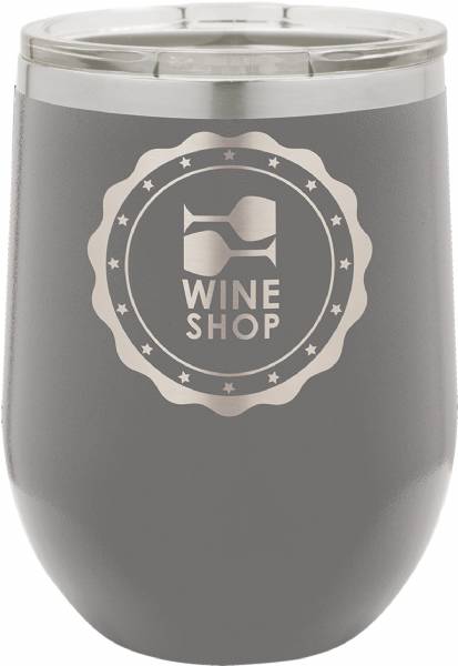 Dark Gray 12oz Polar Camel Vacuum Insulated Wine Tumbler #2