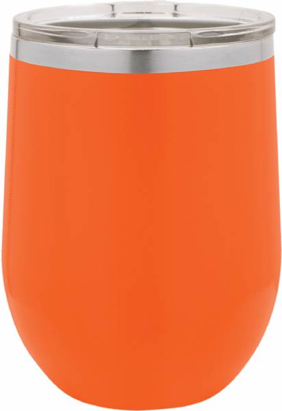 Orange 12oz Polar Camel Vacuum Insulated Wine Tumbler