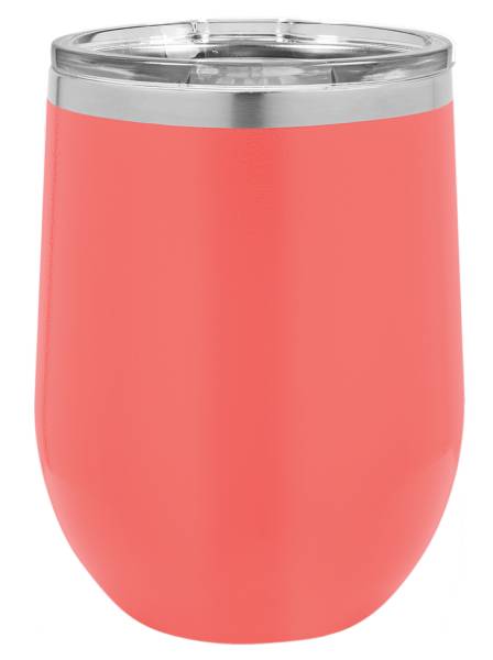 Coral 12oz Polar Camel Vacuum Insulated Wine Tumbler