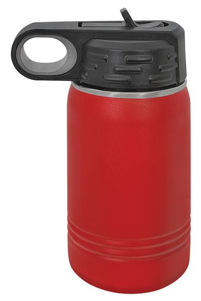 Red 12oz Polar Camel Vacuum Insulated Water Bottle