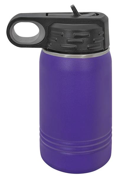 Laser Engravable Purple 12oz Polar Camel Vacuum Insulated Water Bottle