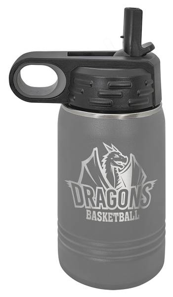 Dark Gray 12oz Polar Camel Vacuum Insulated Water Bottle #2