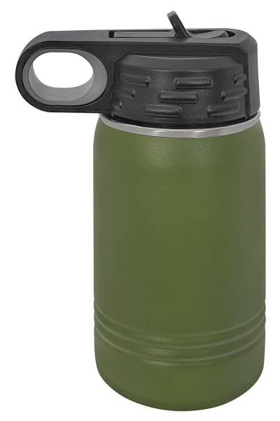 Olive Green 12oz Polar Camel Vacuum Insulated Water Bottle