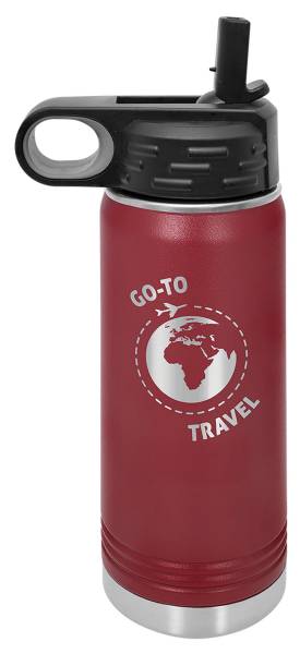 Maroon 20oz Polar Camel Vacuum Insulated Water Bottle #2