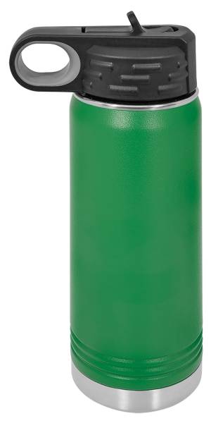 Green 20oz Polar Camel Vacuum Insulated Water Bottle