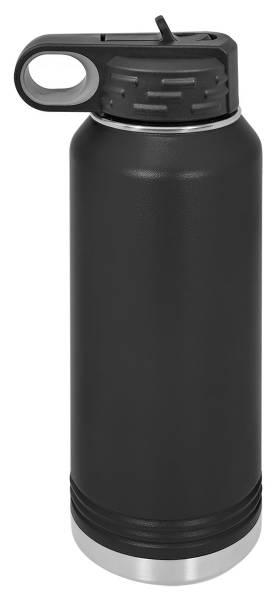 Black 32oz Polar Camel Vacuum Insulated Water Bottle