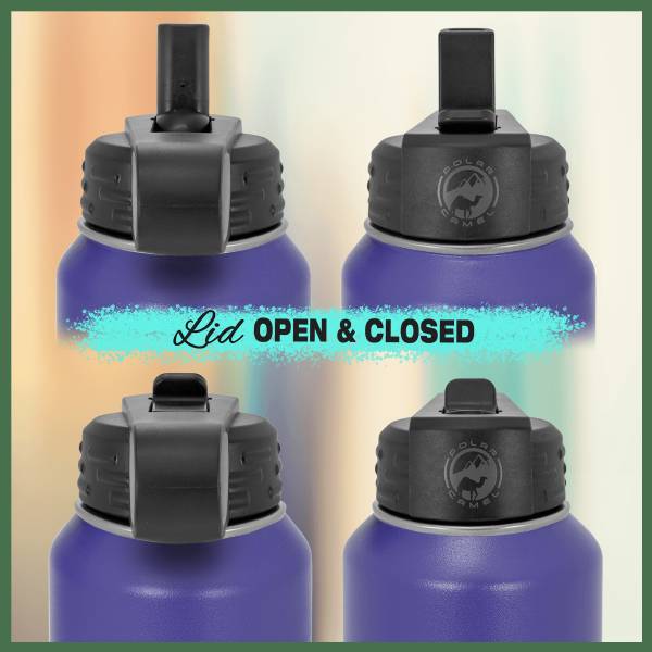 Black/Prism 32oz Polar Camel ION-Plated Vacuum Insulated Water Bottle #7