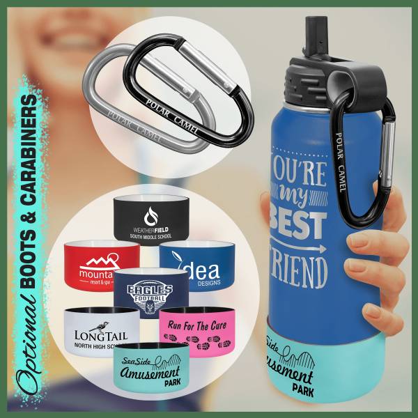 Black/Prism 32oz Polar Camel ION-Plated Vacuum Insulated Water Bottle #8