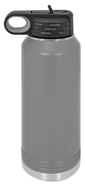 Dark Gray 32oz Polar Camel Vacuum Insulated Water Bottle