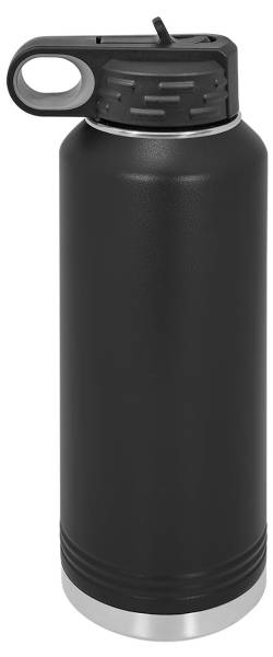 Black 40oz Polar Camel Vacuum Insulated Water Bottle