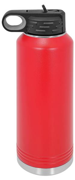 Red 40oz Polar Camel Vacuum Insulated Water Bottle