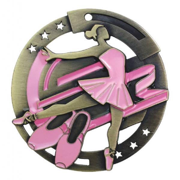 2 3/4" M3XL Series Ballet Medal #2