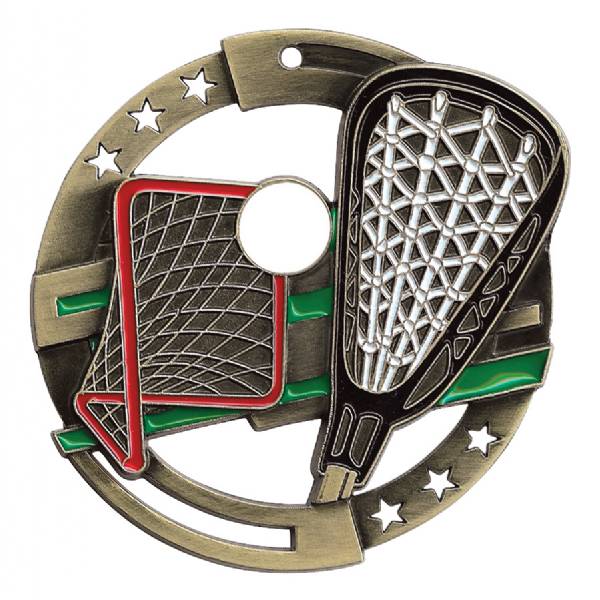 2 3/4" M3XL Series Lacrosse Medal #2