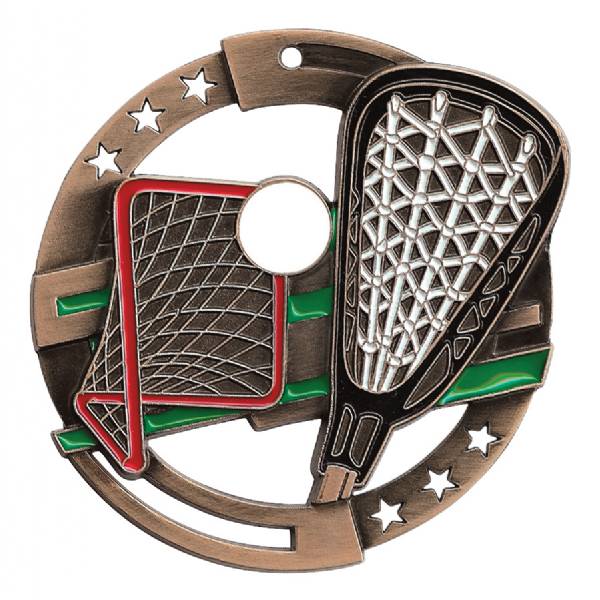 2 3/4" M3XL Series Lacrosse Medal #4