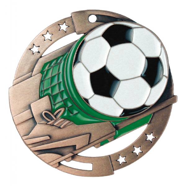 2 3/4" M3XL Series Soccer Medal #4
