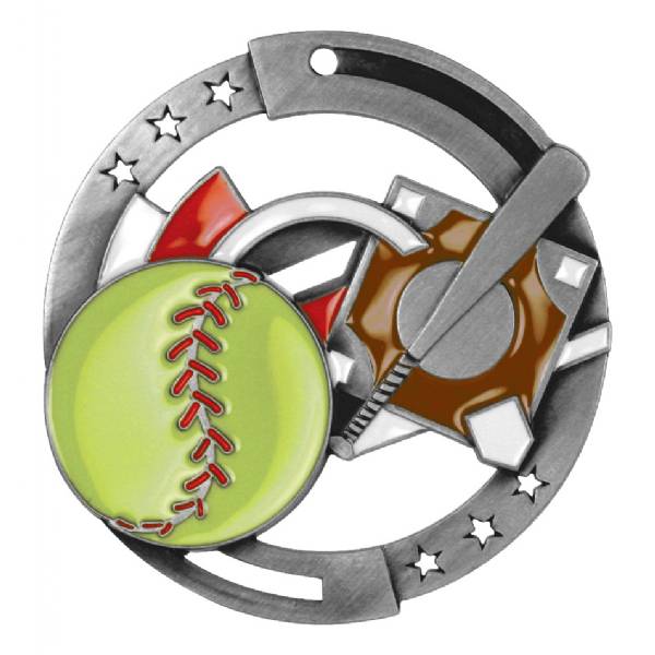 2 3/4" M3XL Series Softball Medal #3