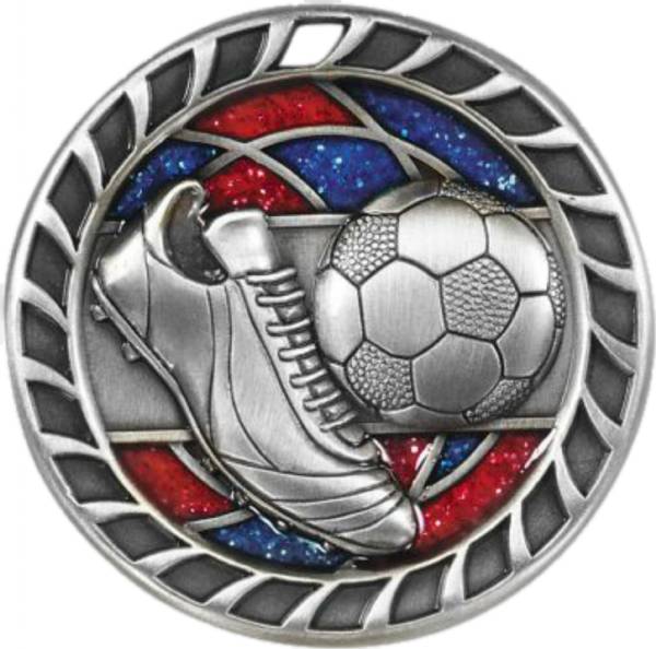 2 1/2" Soccer Glitter Series Award Medal #3