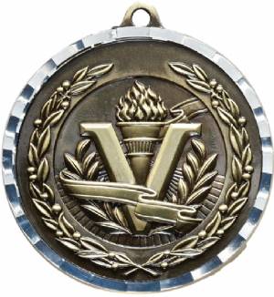 Diamond Cut Victory Torch Award Medal #2
