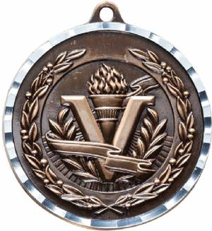 Diamond Cut Victory Torch Award Medal #4